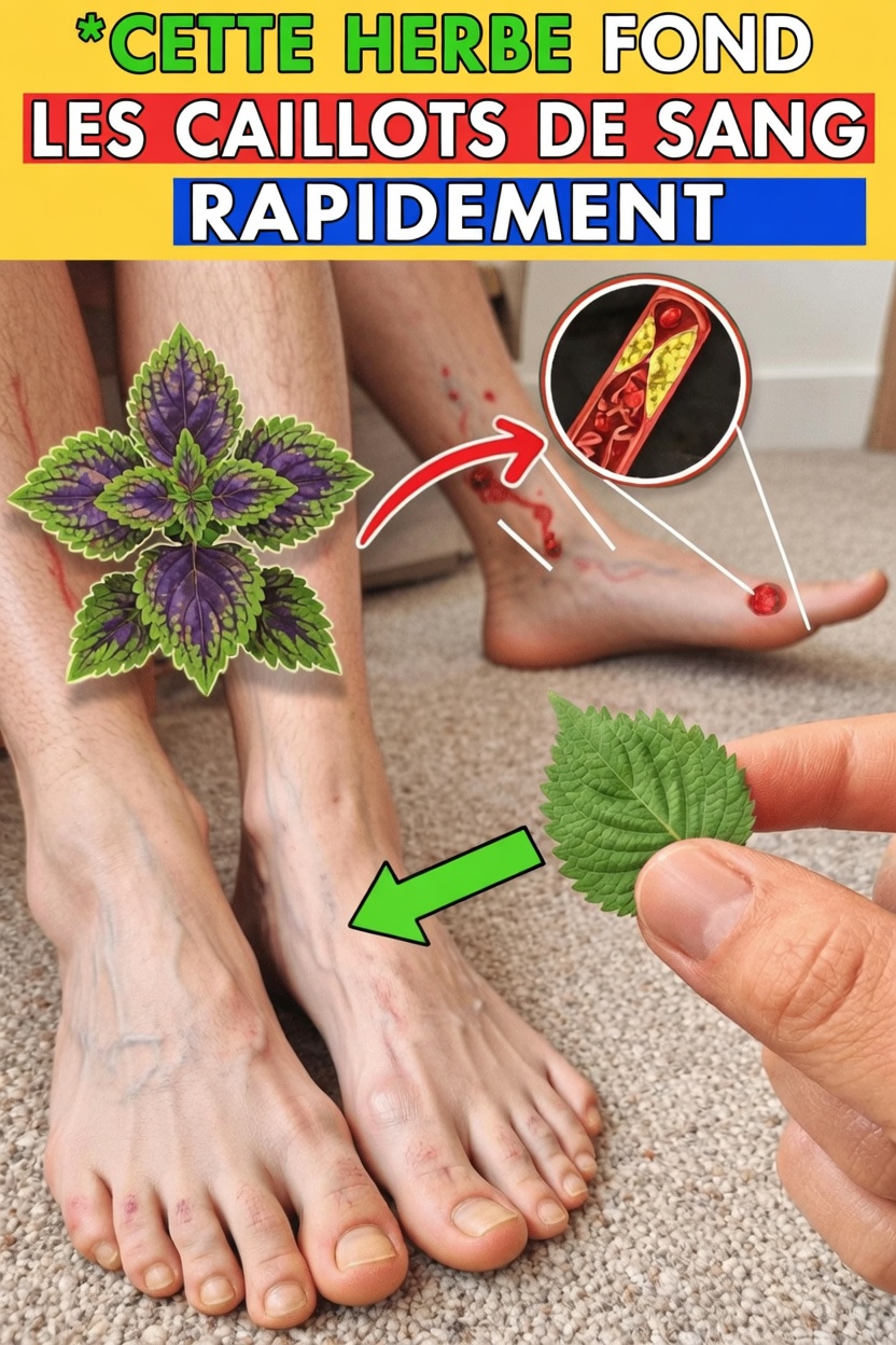 Certaines herbes du quotidien pourraient-elles favoriser une meilleure circulation dans les jambes et aider à réduire les risques de caillots ?