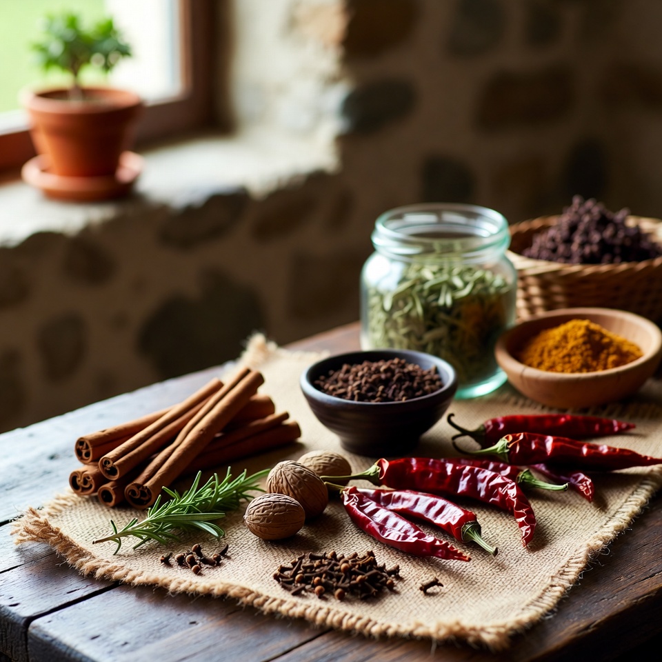 Explorer les épices et herbes du quotidien qui peuvent favoriser une bonne circulation sanguine