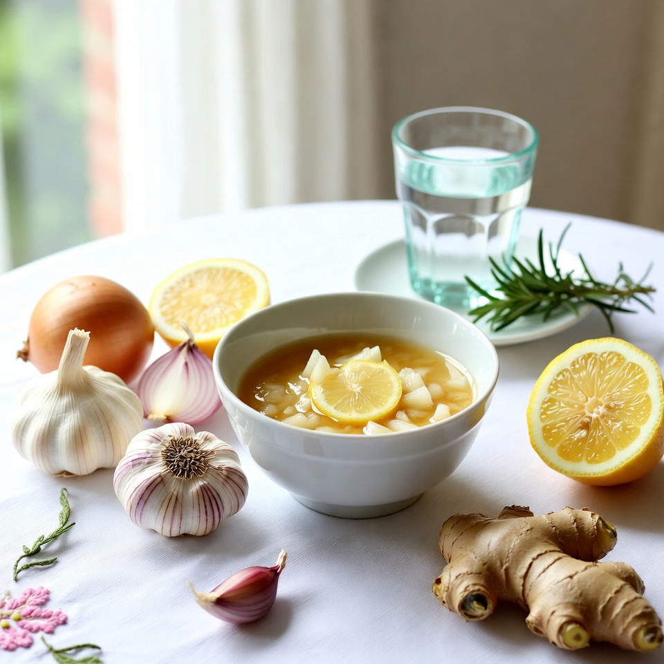 Mélange de gingembre, d’ail, d’oignon et de citron : nettoyez votre corps et vos poumons