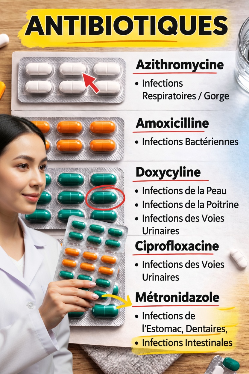 Top 5 des antibiotiques courants que tout le monde devrait comprendre : utilisations et faits essentiels