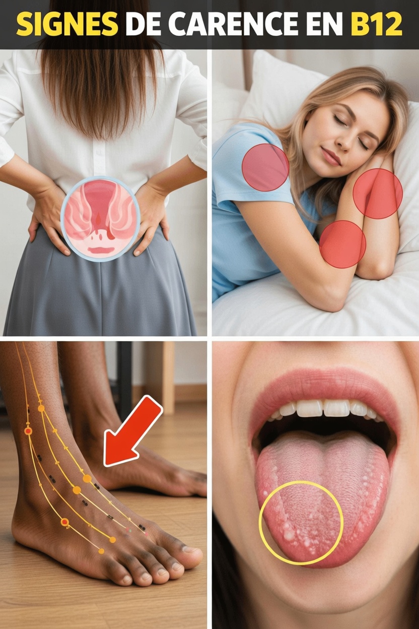 8 signes étranges que votre corps réclame de la vitamine B12 et ce qu’ils pourraient signifier