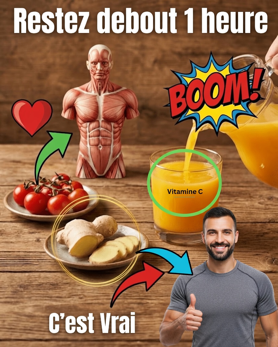 Tonique énergétique naturel : gingembre + tomate pour des journées stables sans caféine