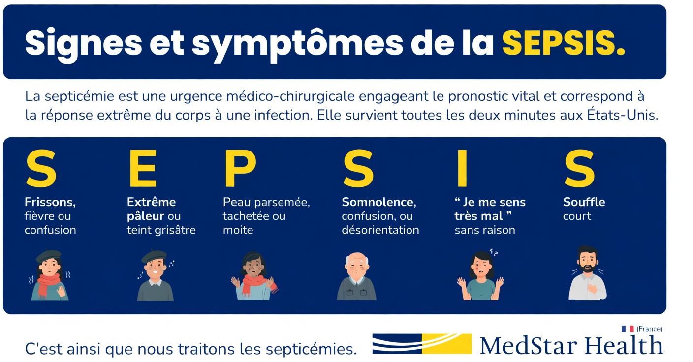 Comment les seniors peuvent reconnaître les premiers signes de septicémie : 5 symptômes courants à surveiller au quotidien