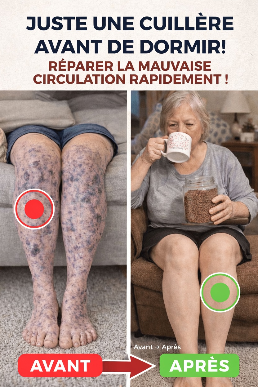Découvrez comment ajouter une cuillère de graines de lin avant de dormir peut favoriser une circulation saine dans vos jambes et vos pieds