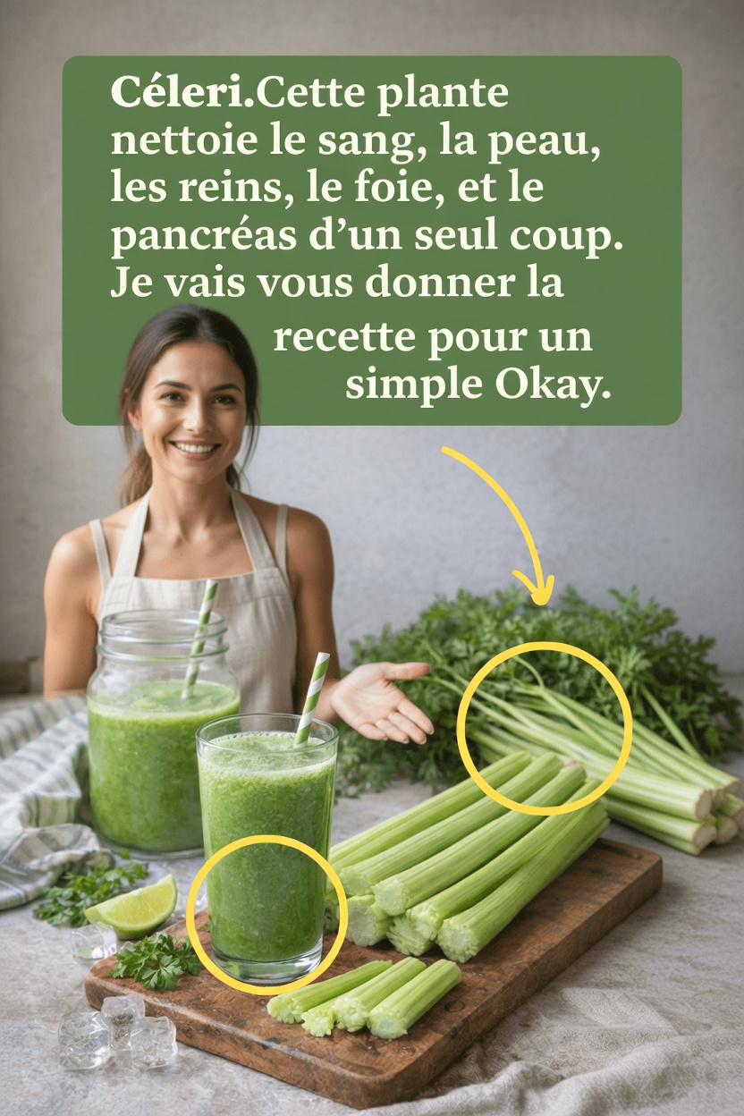 Jus de céleri : une simple habitude quotidienne pour découvrir ses nutriments naturels et ses bienfaits hydratants