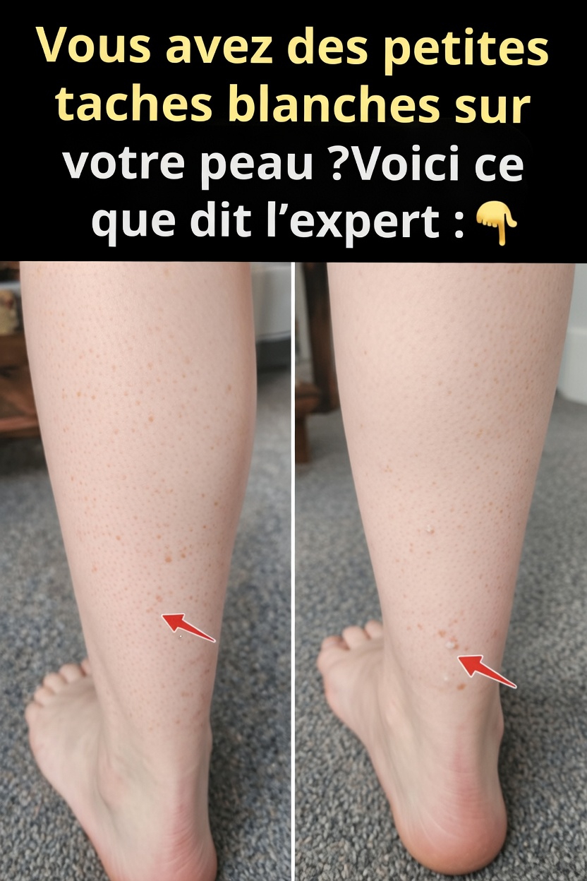Pourquoi de petites taches blanches apparaissent-elles sur vos bras et vos jambes ? Comprendre ce changement cutané courant