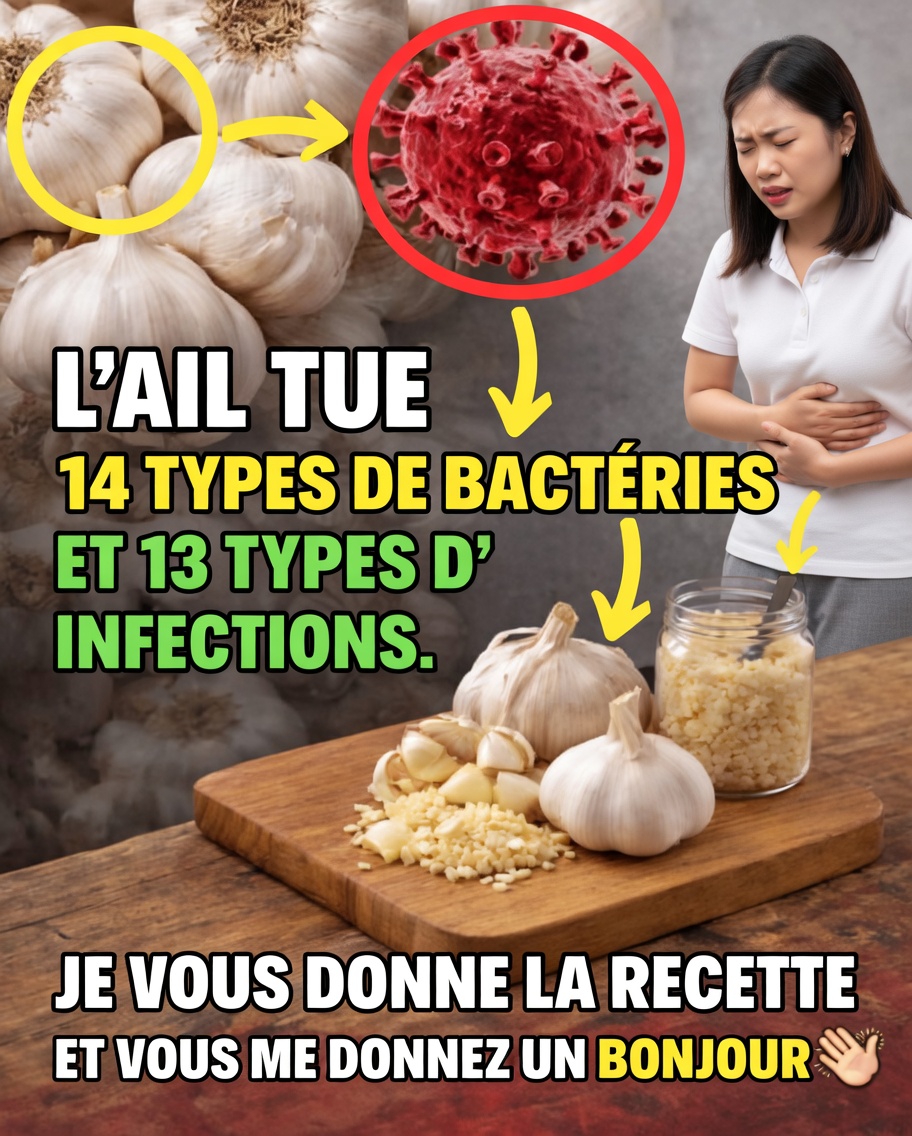 Est-il vrai que l’ail tue 14 types de bactéries et 13 types d’infections ?