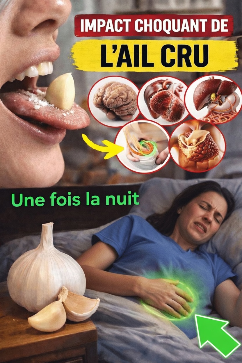 Ce qui arrive à votre corps lorsque vous mangez 2 gousses d’ail cru fraîches chaque jour