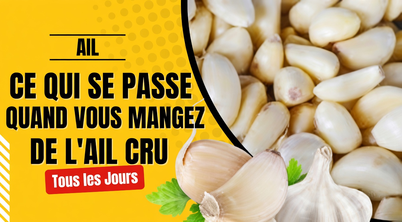 Ce qui arrive à votre corps lorsque vous mangez 2 gousses d’ail cru fraîches chaque jour