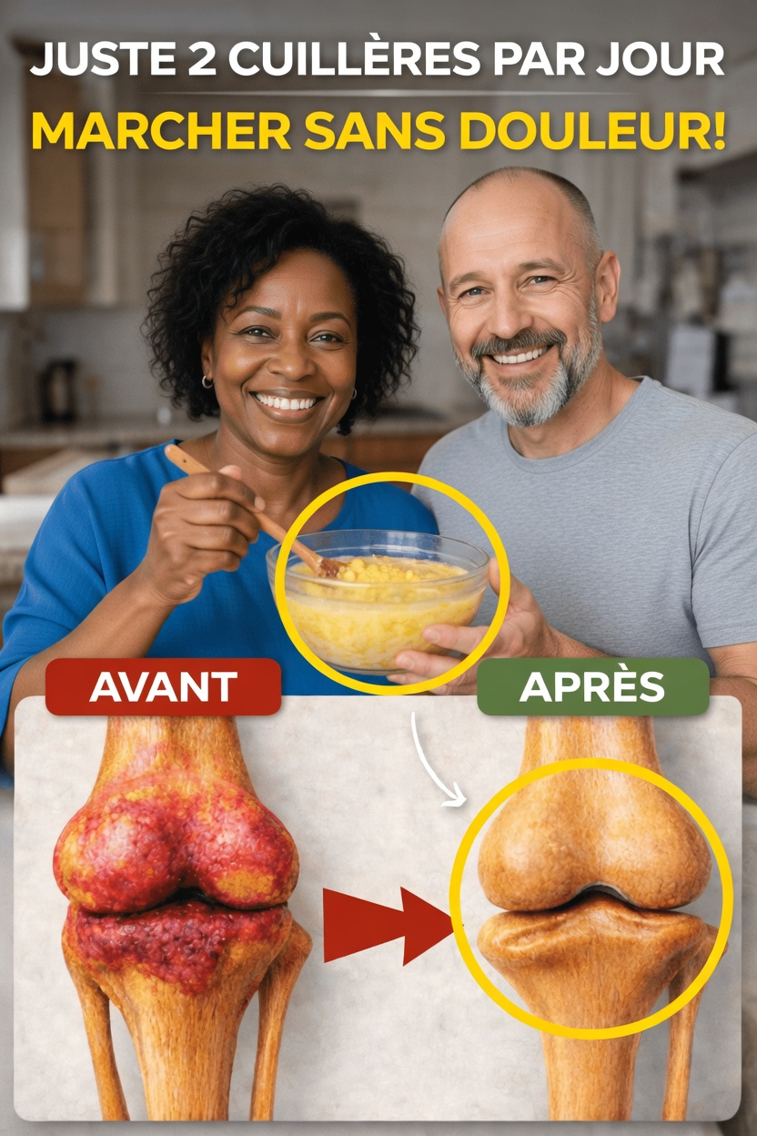 Découvrez comment ajouter seulement deux cuillères de cette pâte naturelle chaque jour peut aider à soutenir la santé de vos genoux