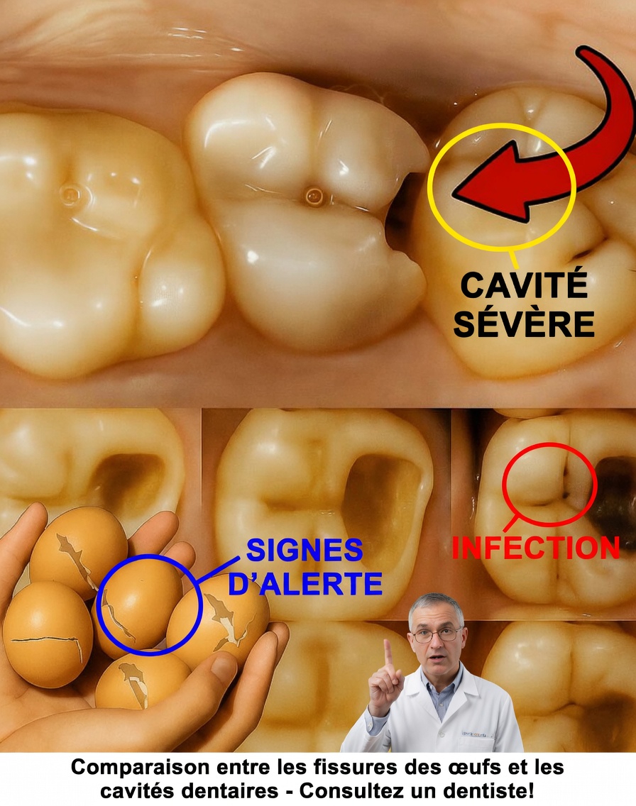 Les coquilles d’œuf transforment les dents jaunes en blanc nacré en seulement 5 minutes