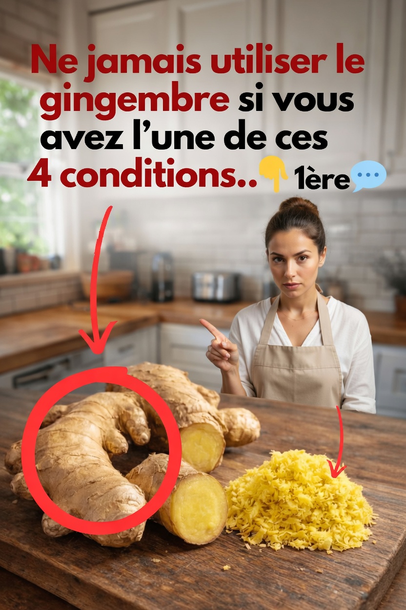 4 situations où le gingembre est bon pour la plupart des gens, mais où vous devriez envisager d’en parler d’abord à votre médecin
