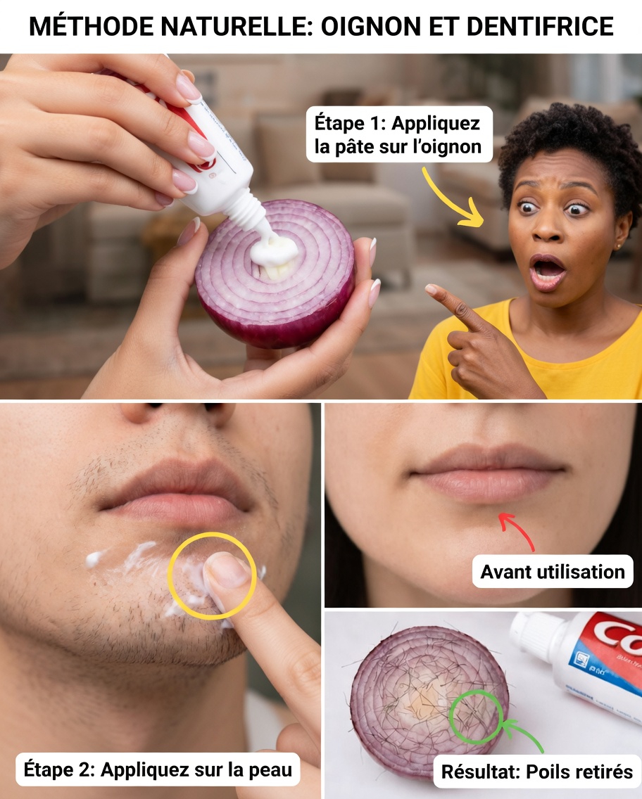 Laissez tomber le rasoir : à la découverte de l’astuce au dentifrice et à l’oignon pour une peau plus lisse