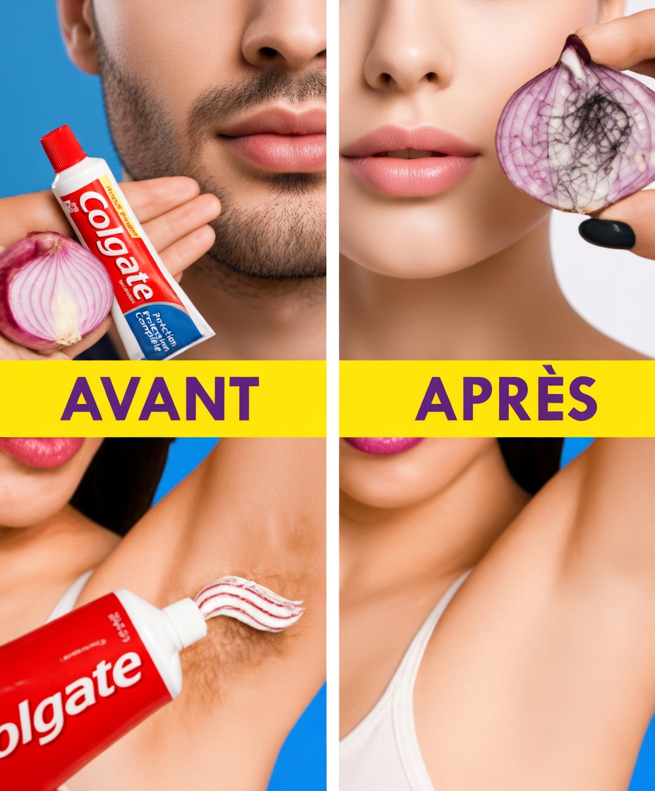 Laissez tomber le rasoir : à la découverte de l’astuce au dentifrice et à l’oignon pour une peau plus lisse