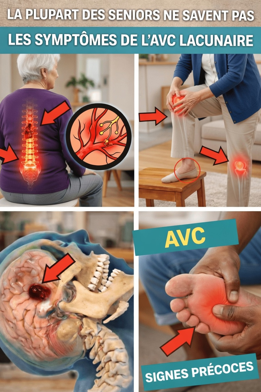 Quels sont les 7 signes avant-coureurs d’un AVC lacunaire que la plupart des seniors de plus de 60 ans négligent souvent ?