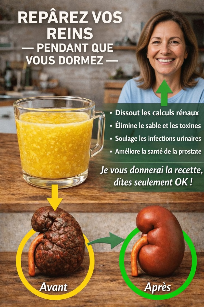 Découvrez des habitudes quotidiennes simples et une délicieuse recette de boisson à prendre avant le coucher pour soutenir naturellement la santé de vos reins