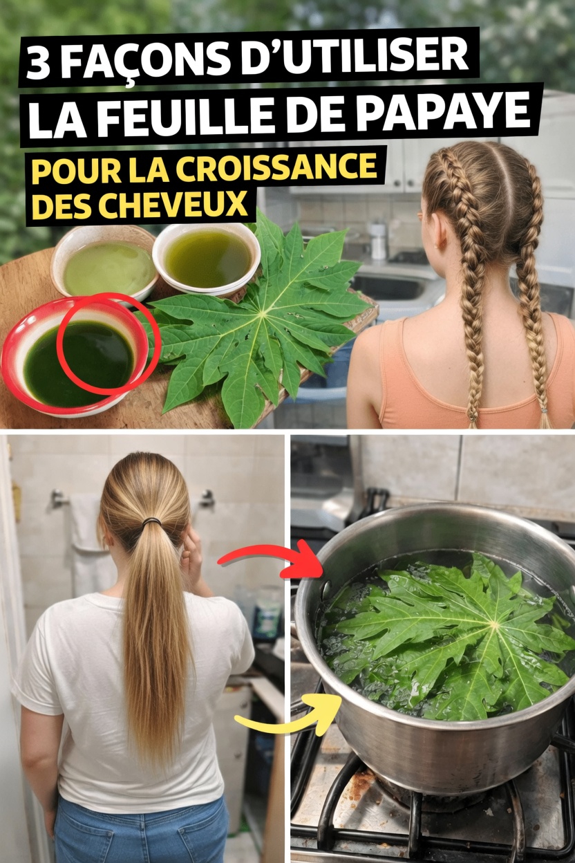Les feuilles de papaye peuvent-elles favoriser des cheveux et un cuir chevelu plus sains ? Deux méthodes DIY simples à découvrir