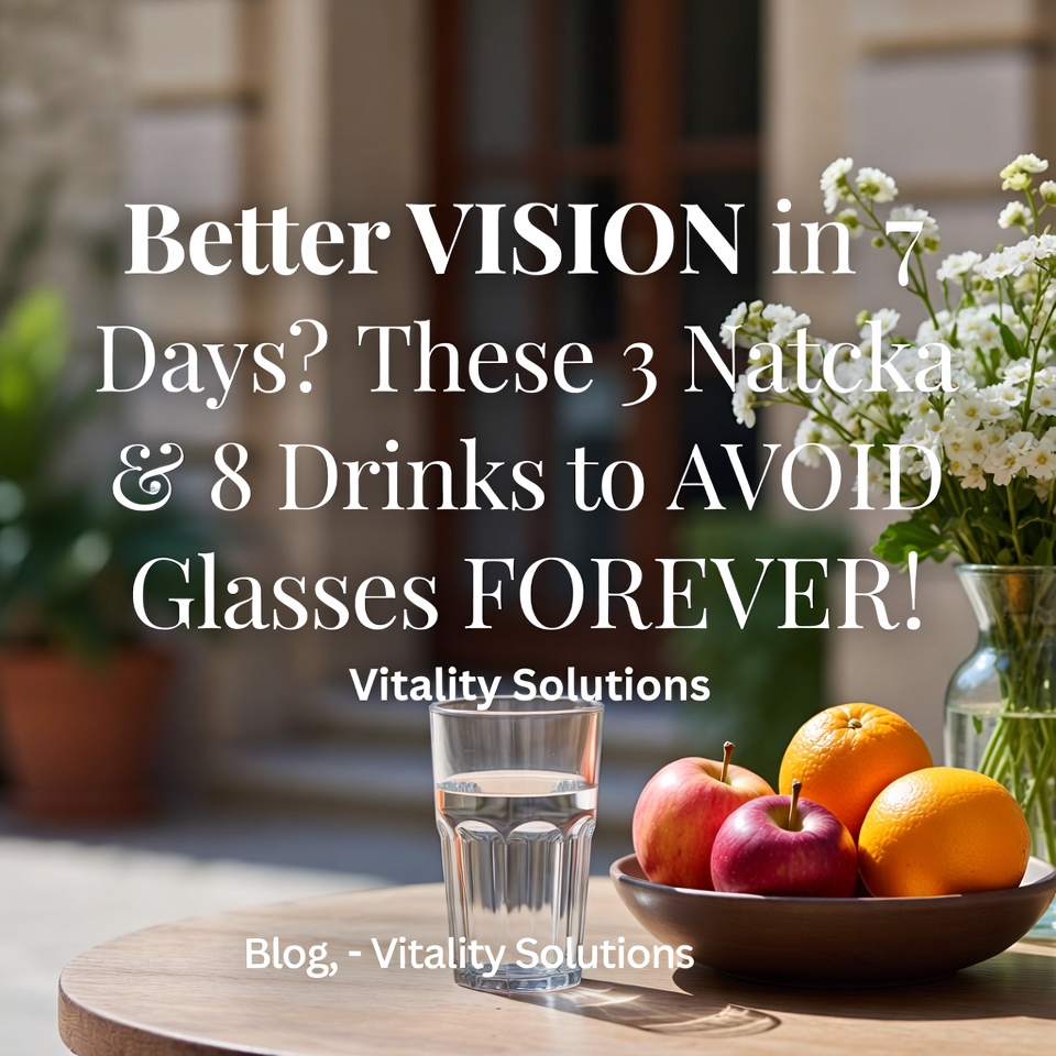Une MEILLEURE VISION en 7 jours ? Ces 3 astuces naturelles et 8 boissons pour ÉVITER les lunettes À VIE ! | Vitality Solutions