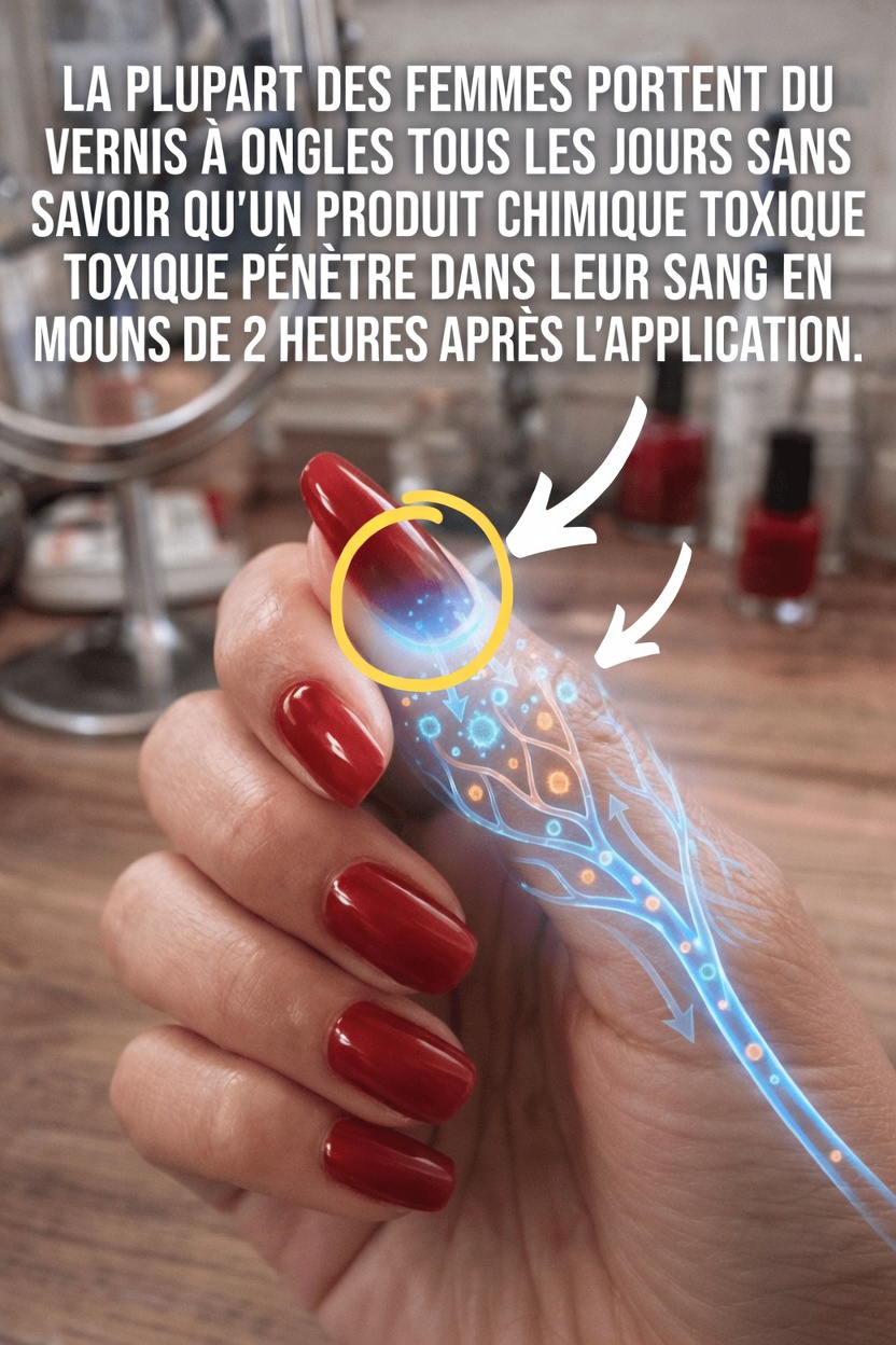 Découvrez les substances chimiques présentes dans le vernis à ongles qui peuvent pénétrer dans votre circulation sanguine et comment choisir des options plus sûres