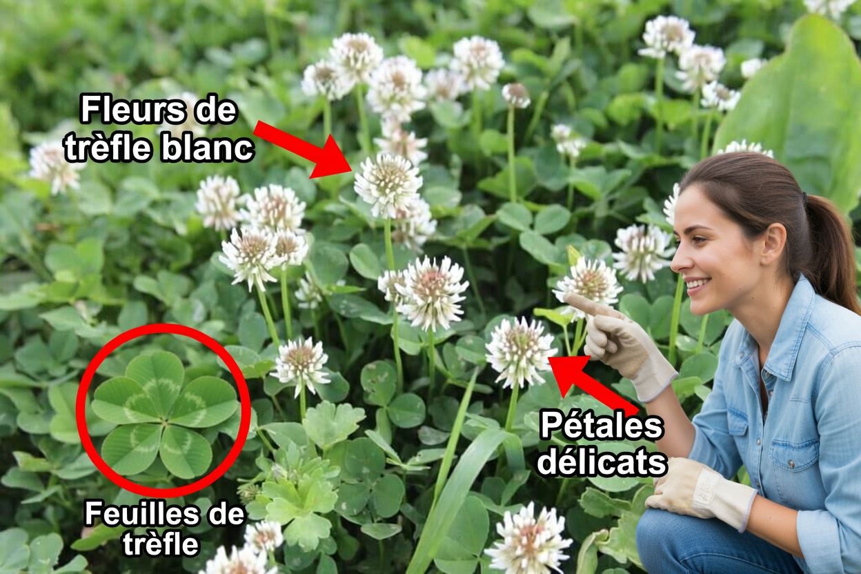 🌿 Trèfle blanc (Trifolium repens) : 15 bienfaits pour la santé et comment préparer une tisane simple