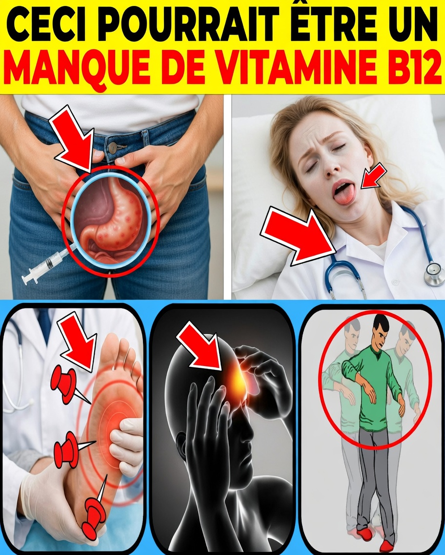 8 signes étranges qui indiquent que vous manquez peut-être de vitamine B12