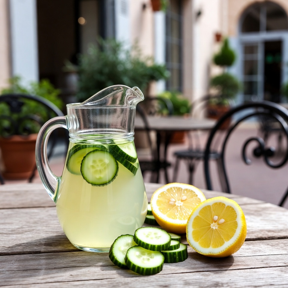 Limonade rafraîchissante au concombre (idéale pour perdre du poids !)