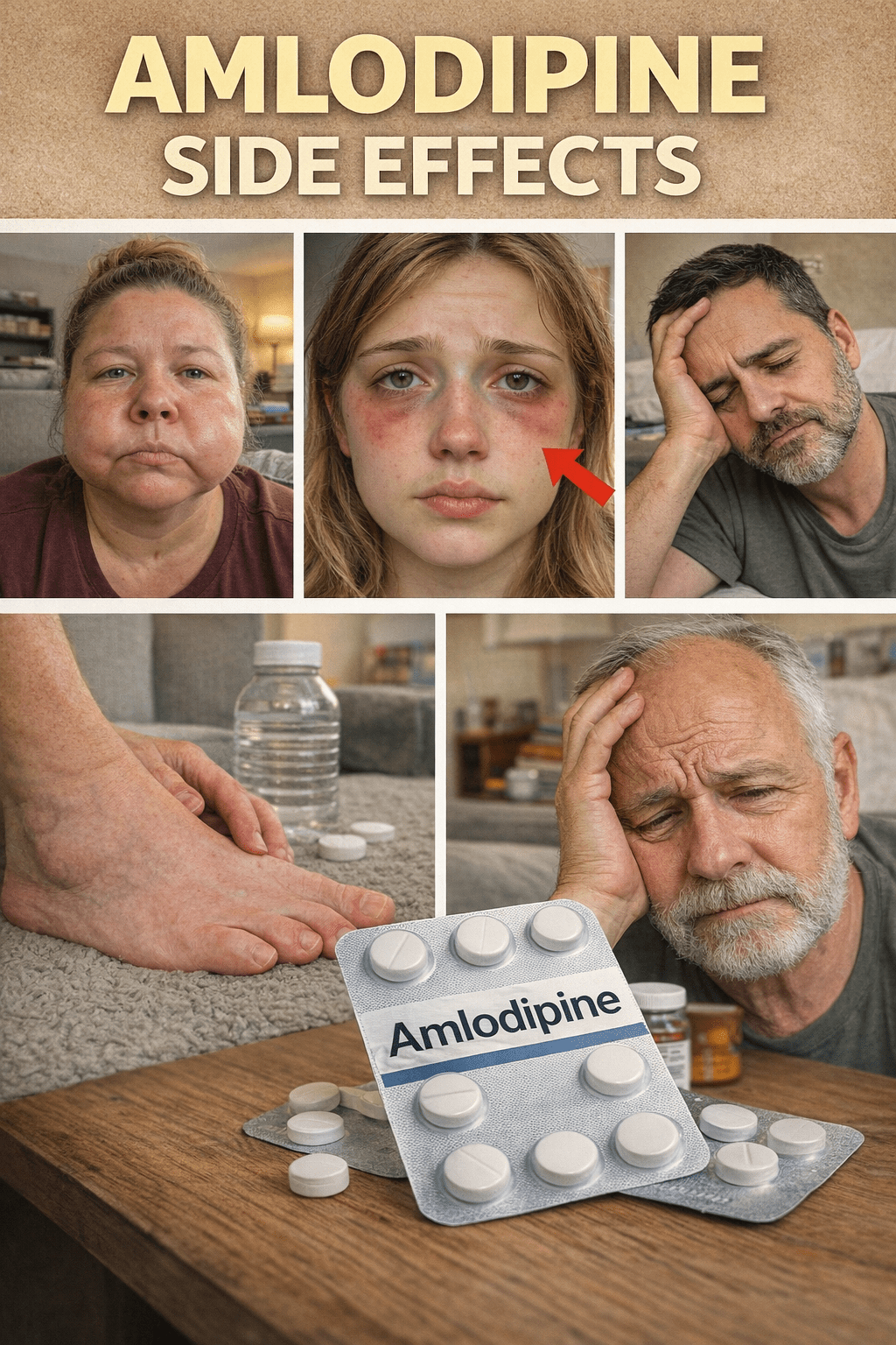 Quels sont les effets secondaires les plus courants de l’amlodipine ? 12 choses à surveiller