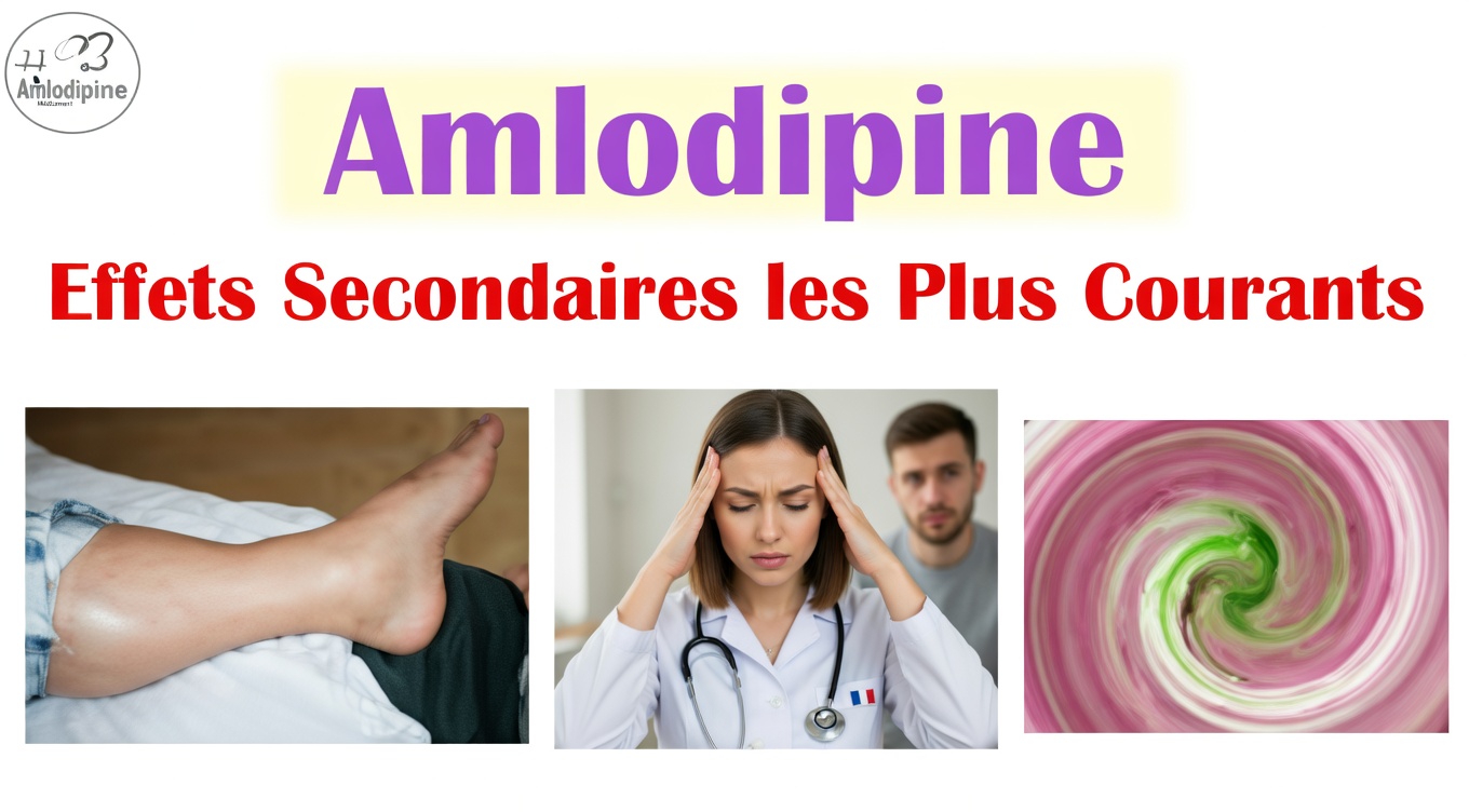 Quels sont les effets secondaires les plus courants de l’amlodipine ? 12 choses à surveiller
