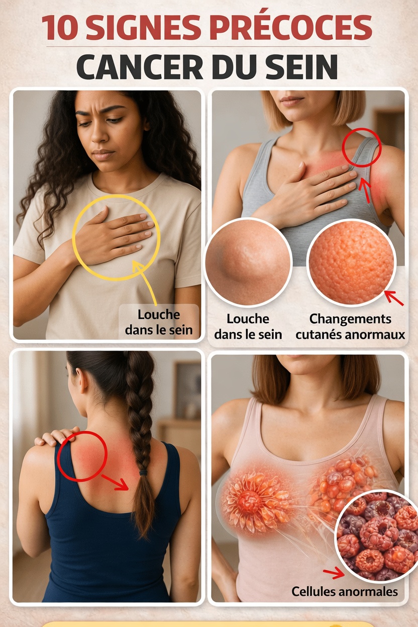 10 signes avant-coureurs du cancer du sein chez les femmes que vous ne devriez jamais ignorer et toujours faire vérifier par un médecin