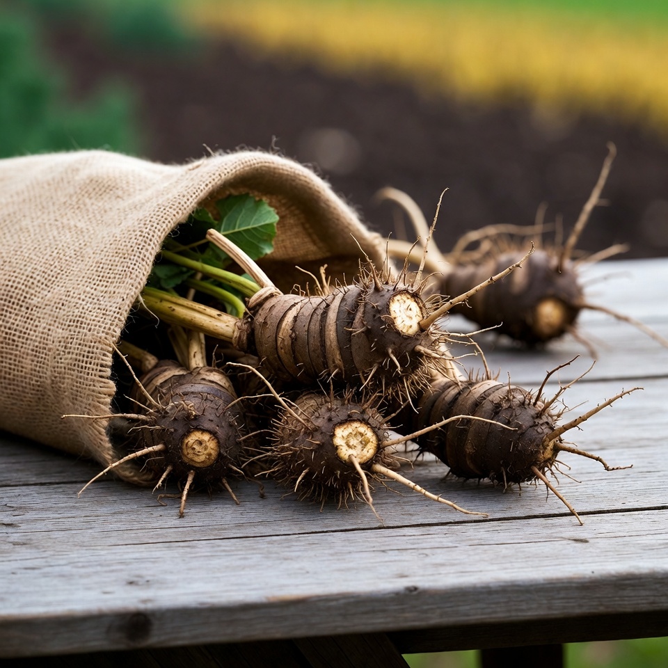 La plante puissante qui pourrait améliorer votre bien-être : découvrez les bienfaits de la racine de grande bardane