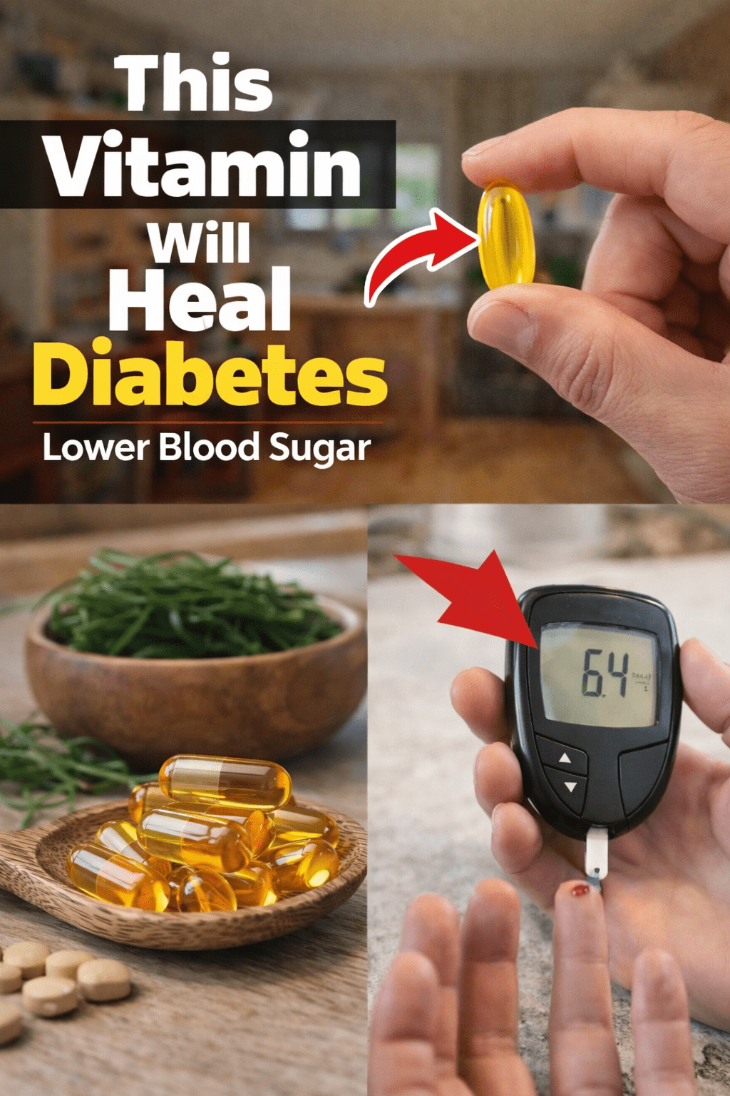 Pourriez-vous manquer de ces 3 vitamines ? De nombreuses personnes diabétiques en manquent, et cela pourrait affecter le contrôle de la glycémie