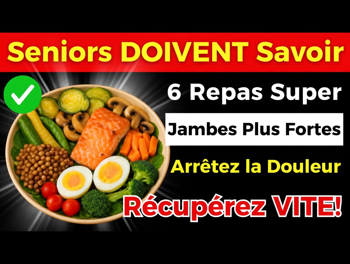 Top 3 des aliments pouvant aider à soutenir la santé musculaire des jambes chez les seniors de plus de 60 ans