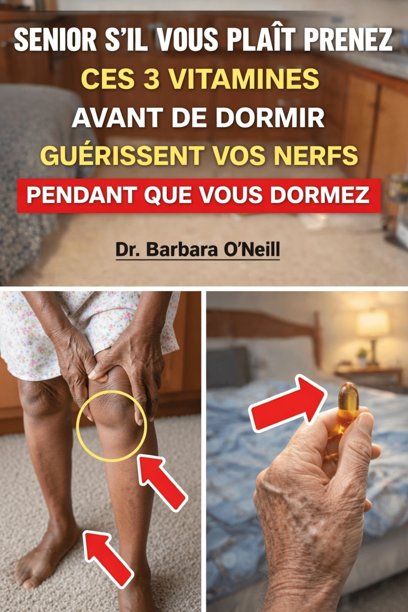 3 habitudes simples du soir pour soutenir la santé nerveuse et la force des jambes après 60 ans