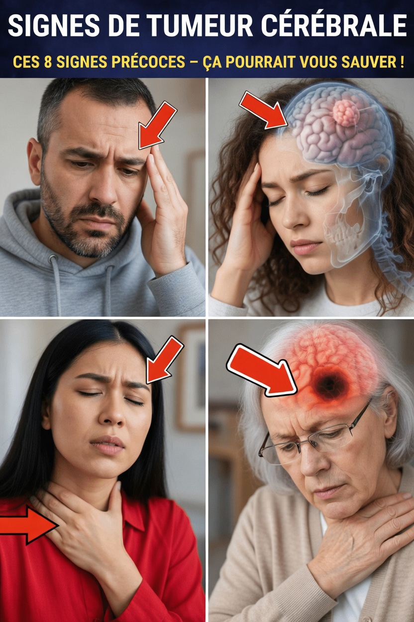 8 signes précoces d’une tumeur au cerveau que vous ne devriez jamais ignorer