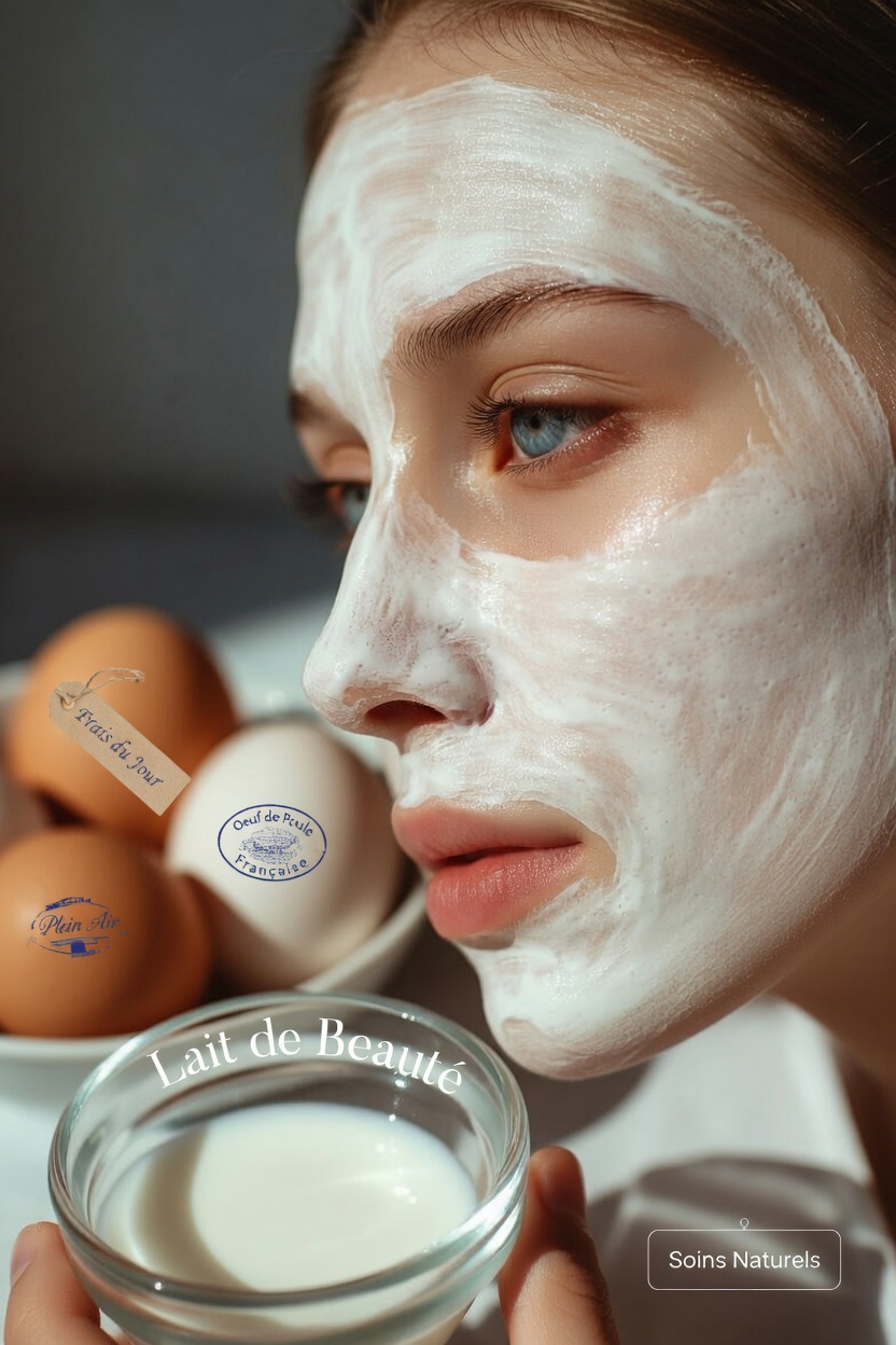 Un masque au blanc d’œuf peut-il aider à minimiser l’apparence des pores dilatés et des points noirs ? Une simple exploration à domicile