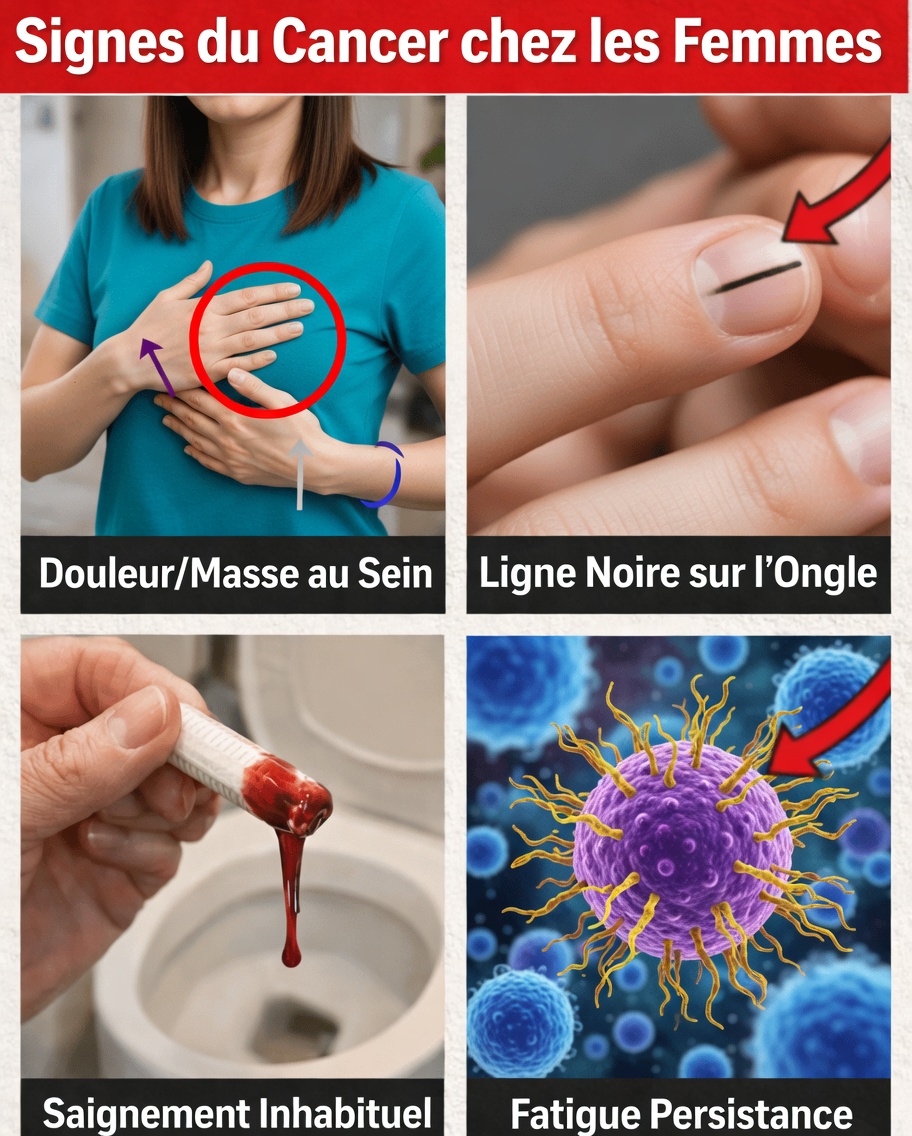 14 signes visibles du cancer que la plupart des femmes ignorent