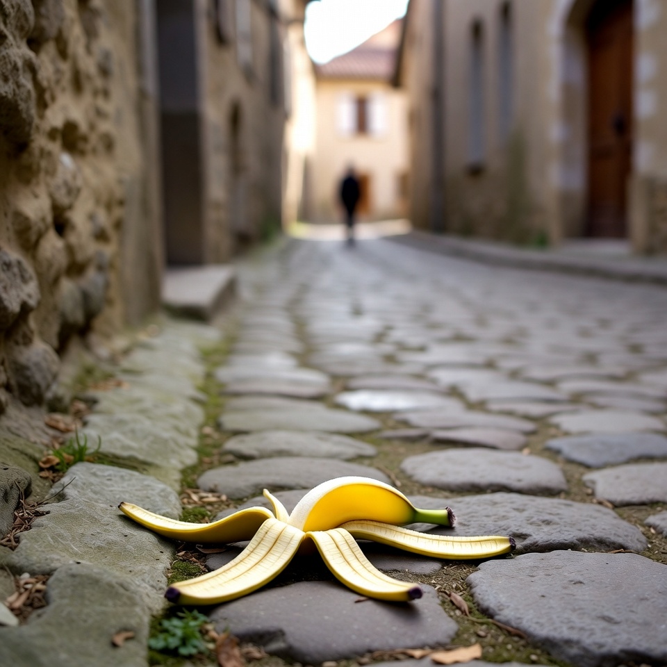 Peau de banane sur vos pieds