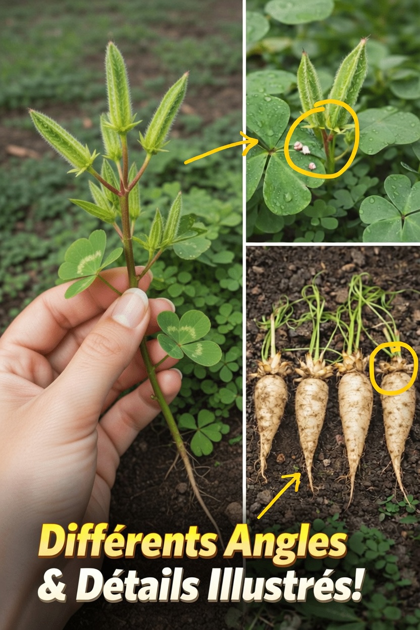 Découvrez les usages quotidiens surprenants de cette plante commune à quatre feuilles qui pousse dans votre jardin