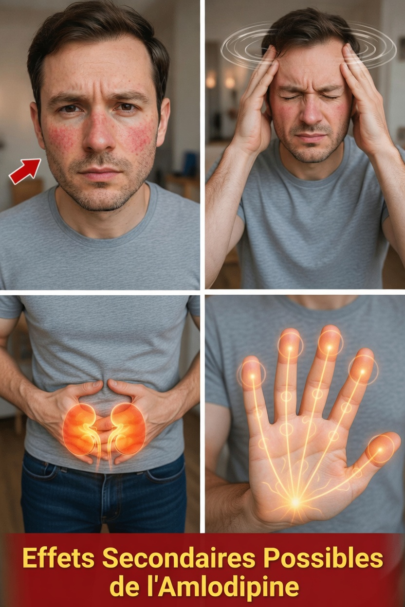 10 effets secondaires importants de l’amlodipine que vous devriez connaître