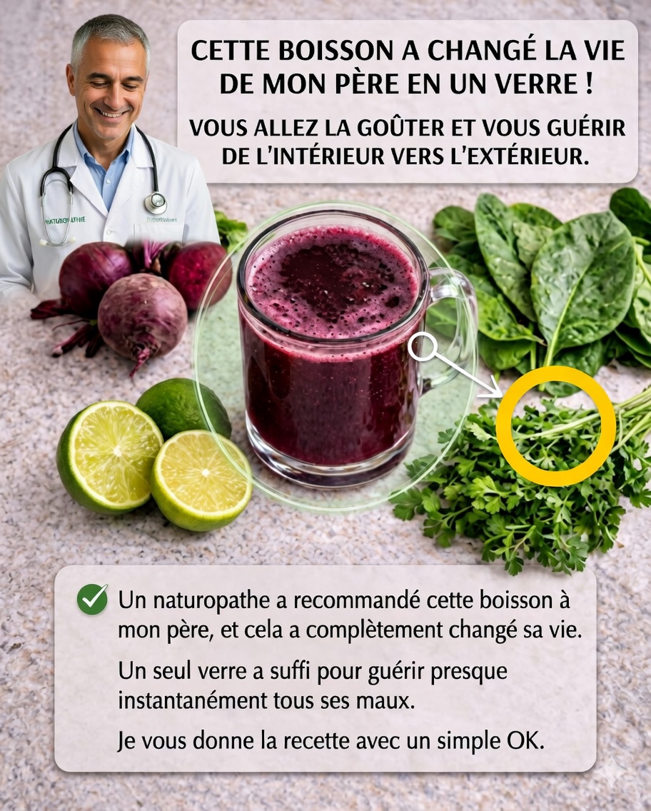 🥤✨ Le smoothie miracle : la boisson naturelle qui peut transformer votre santé