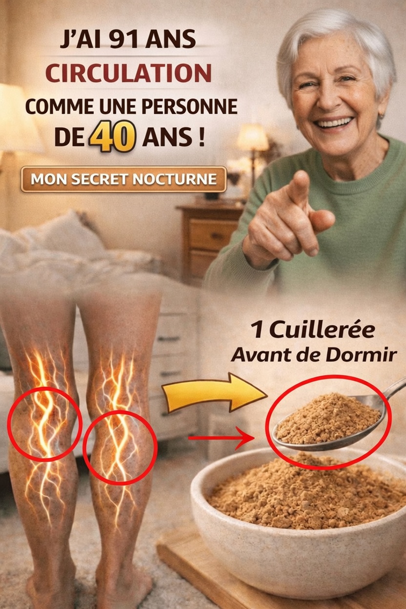 Seniors, mangez CECI avant de vous coucher pour stimuler la circulation dans les jambes pendant la nuit – réveillez-vous avec les pieds plus chauds !