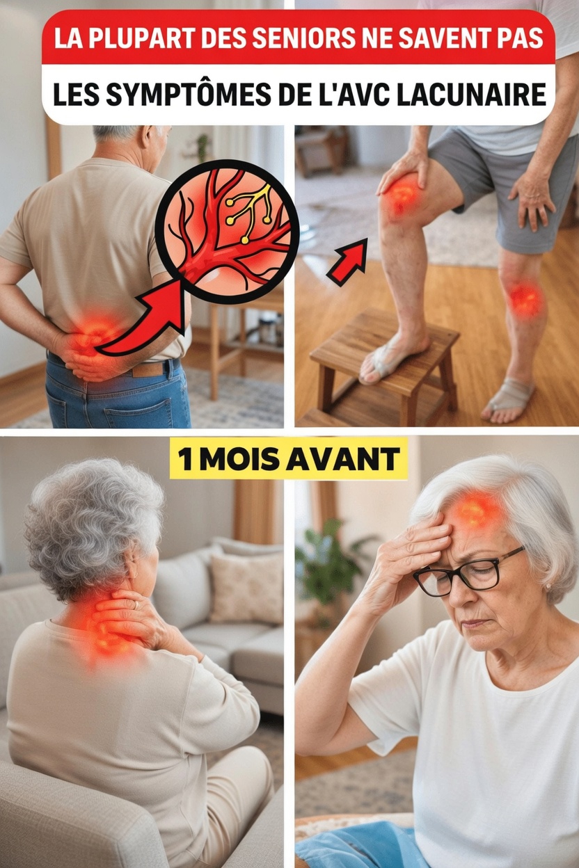 7 signes avant-coureurs méconnus de l’AVC lacunaire chez les seniors de plus de 60 ans