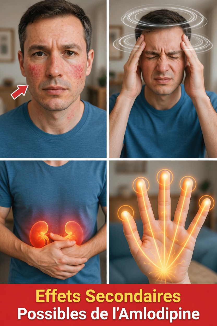 Quels sont les effets secondaires les plus courants de l’amlodipine et comment pouvez-vous les gérer ?