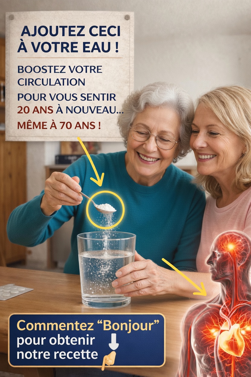 Personnes âgées : des moyens simples d’améliorer l’eau quotidienne avec du magnésium pour une meilleure circulation