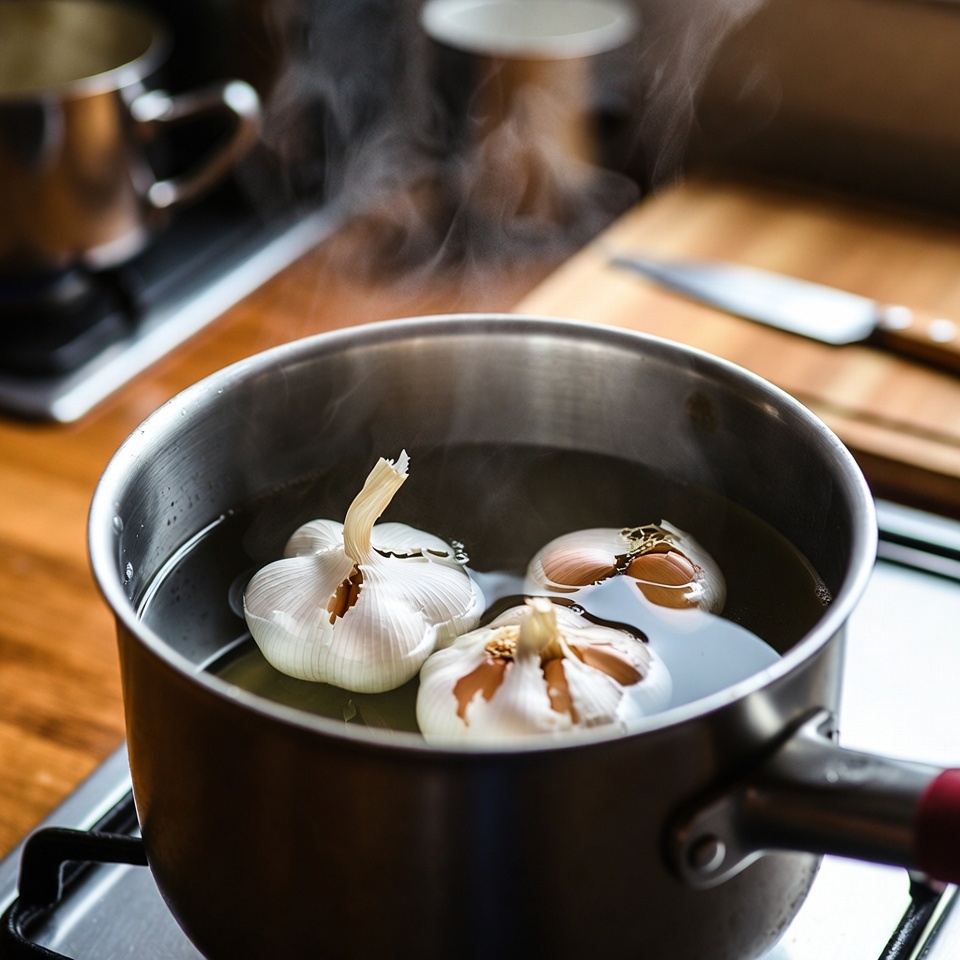 Faites bouillir 3 gousses d’ail dans une casserole avant d’aller vous coucher : voici ce qui se passe