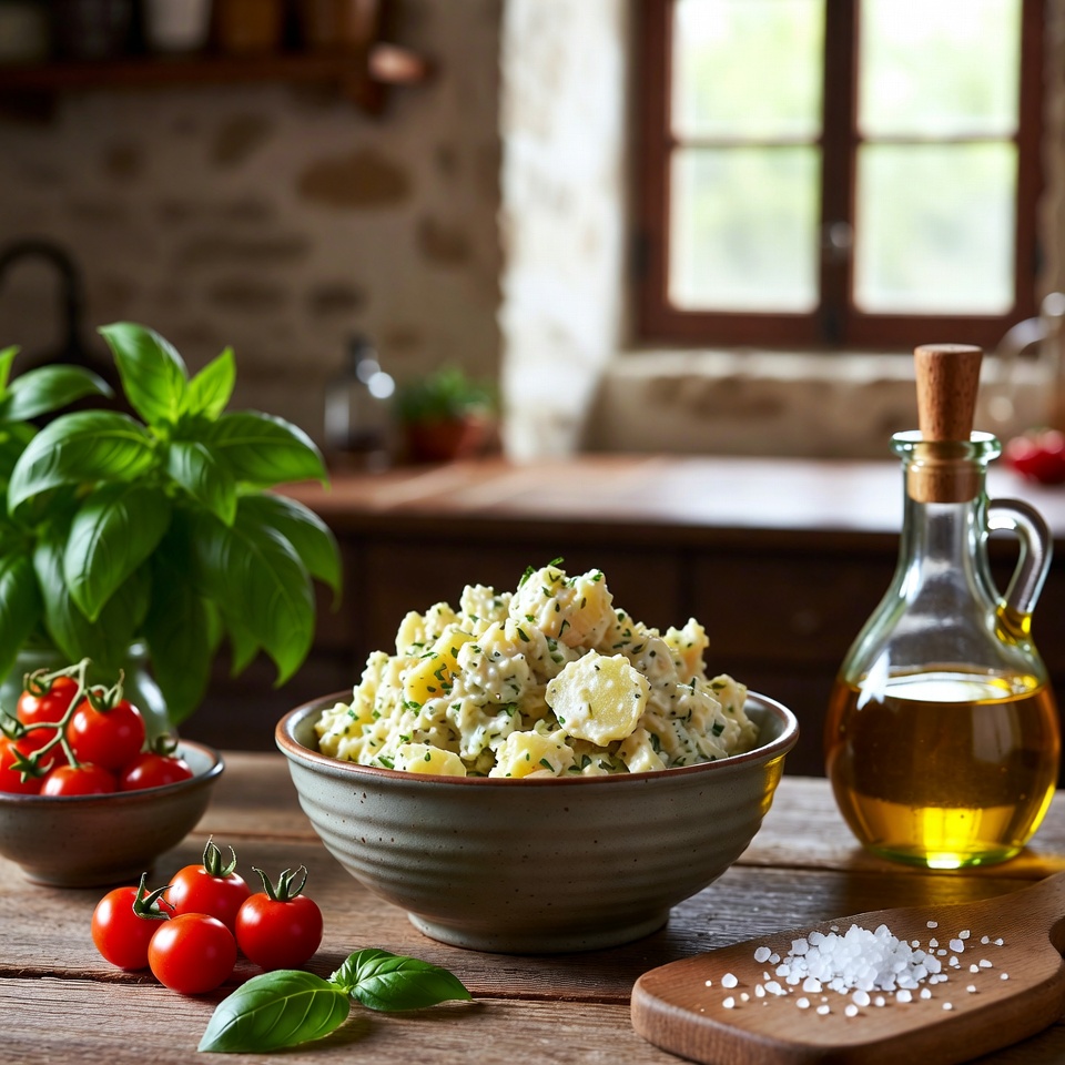 Recette de salade de pommes de terre du Sud