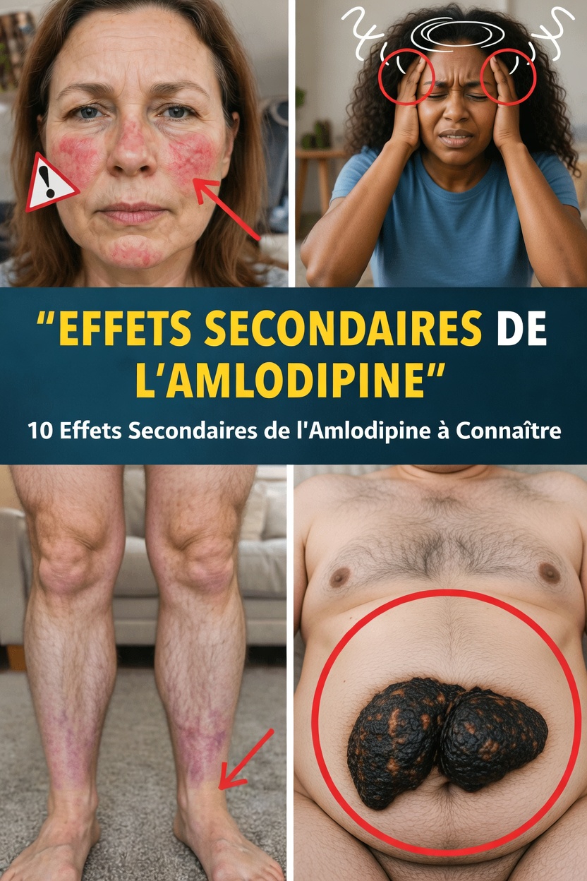 Qu’est-ce que l’amlodipine et pourquoi provoque-t-elle des effets secondaires ?