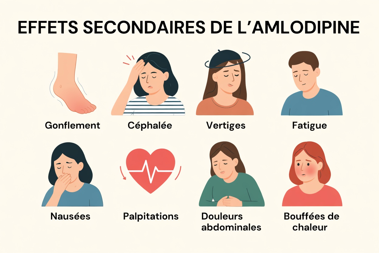 Qu’est-ce que l’amlodipine et pourquoi provoque-t-elle des effets secondaires ?