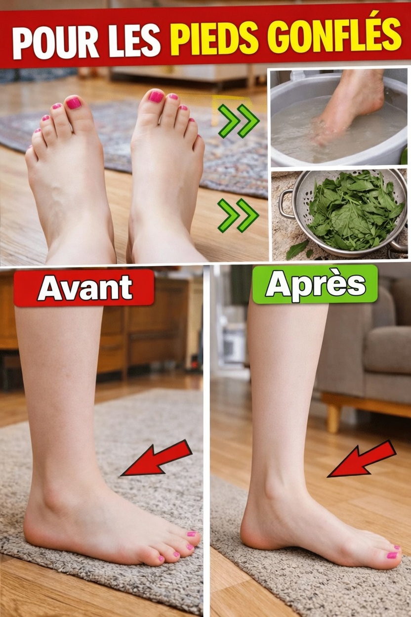 5 façons naturelles d’aider à soulager les pieds et les jambes enflés à la maison