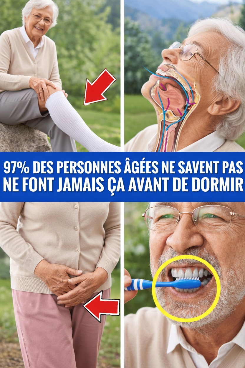 Découvrez 10 habitudes nocturnes courantes qui peuvent accroître les risques pour la santé des seniors de plus de 70 ans et des alternatives plus sûres